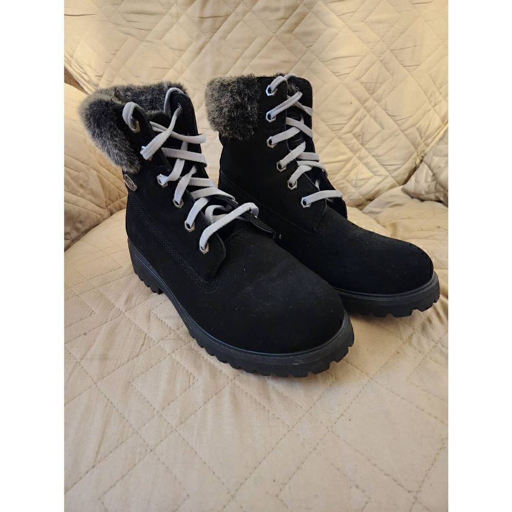 Lugz Woman's 6.5 Black Empire High Fur Boot